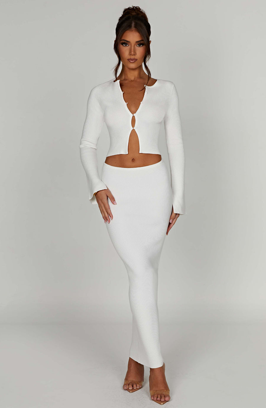 Lana Maxi Skirt in White