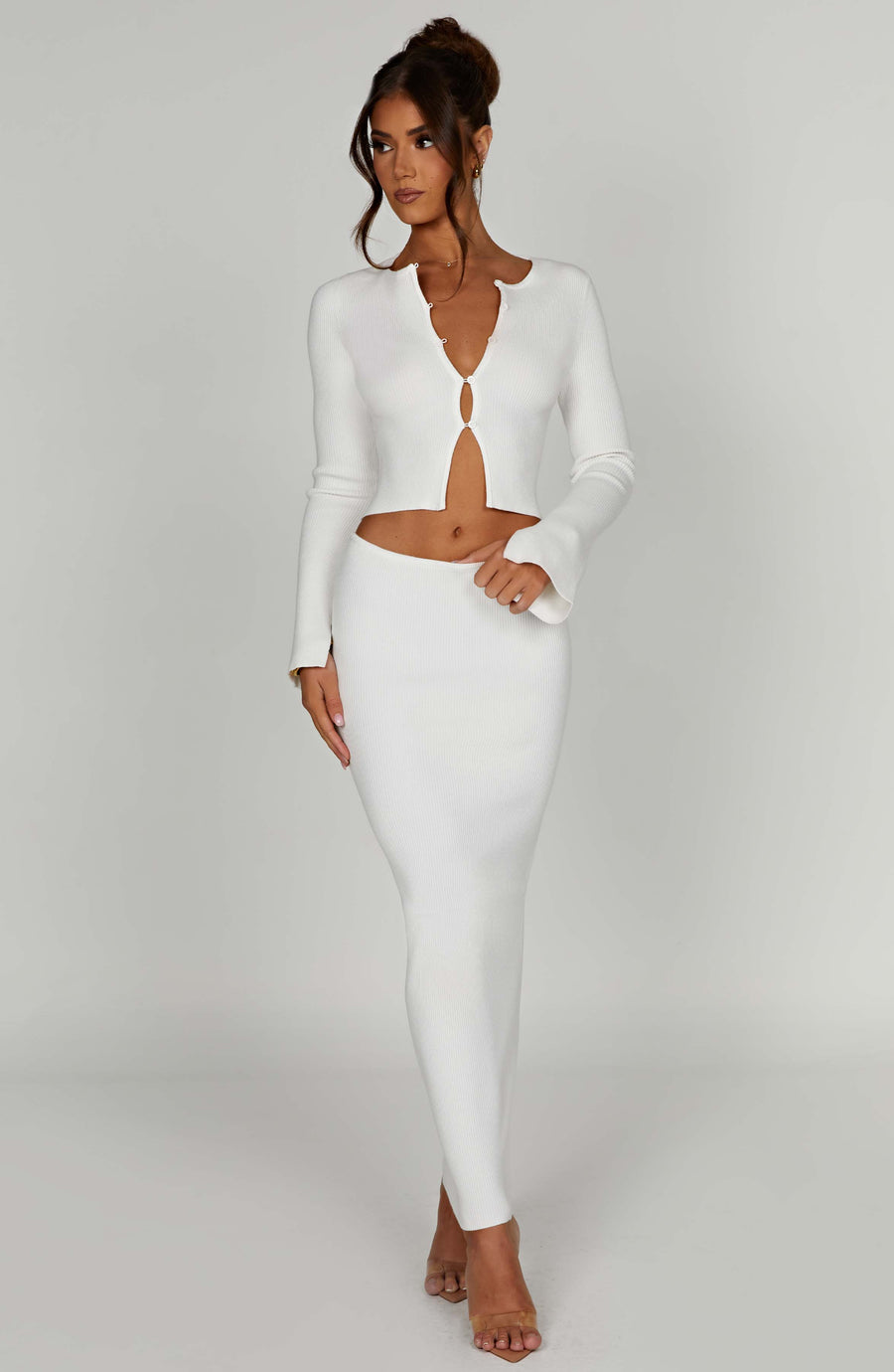 Lana Maxi Skirt in White