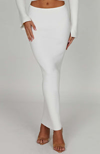 Lana Maxi Skirt in White