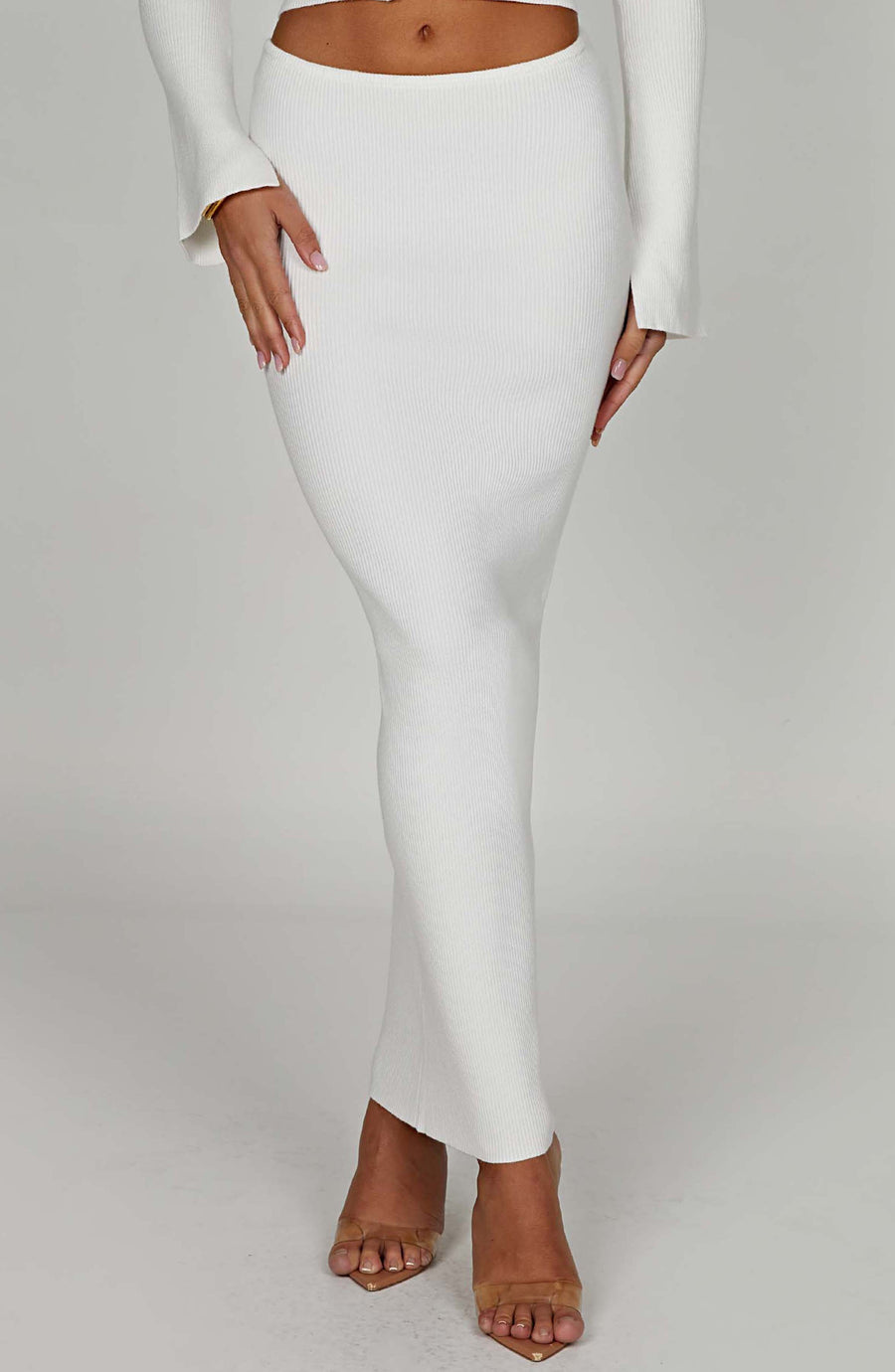 Lana Maxi Skirt in White
