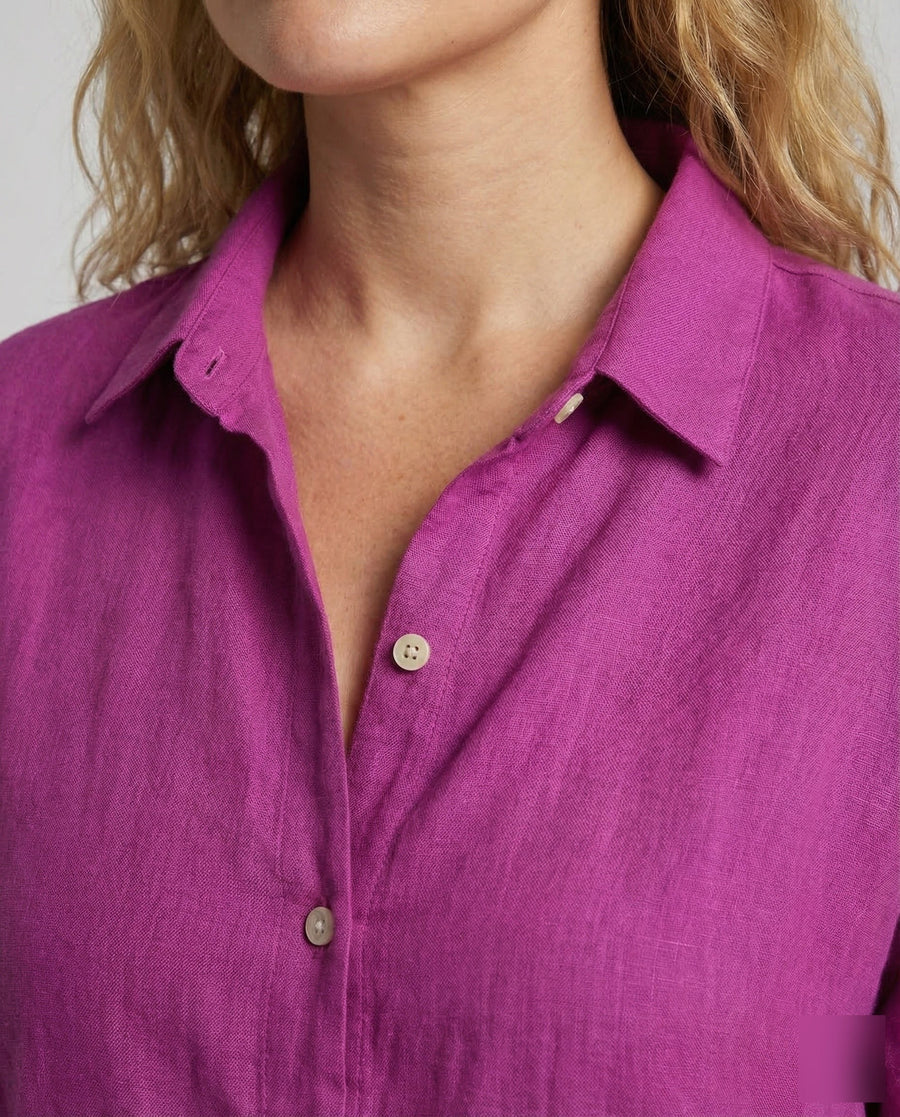 Eliana Linen Shirt Dress