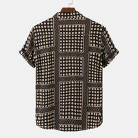 Eliana Relaxed Shirt with Short Sleeve in White