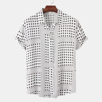 Eliana Relaxed Shirt with Short Sleeve in White