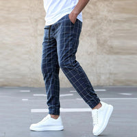 Elias Comfortable Trousers in Blue