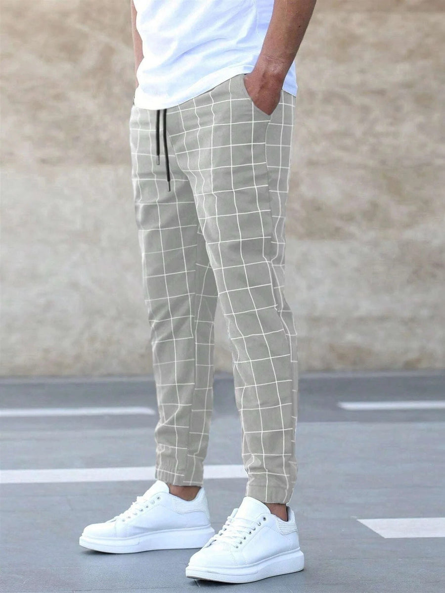 Elias Comfortable Trousers in Grey