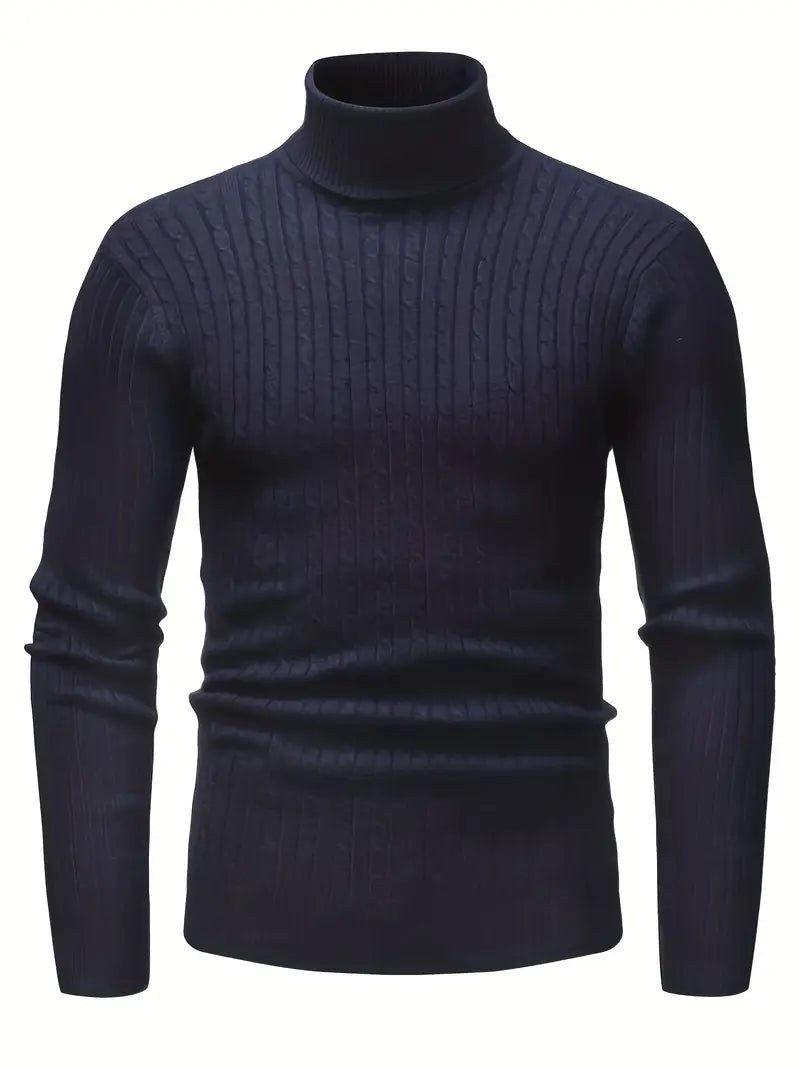 Elias Knit Sweater in Blue