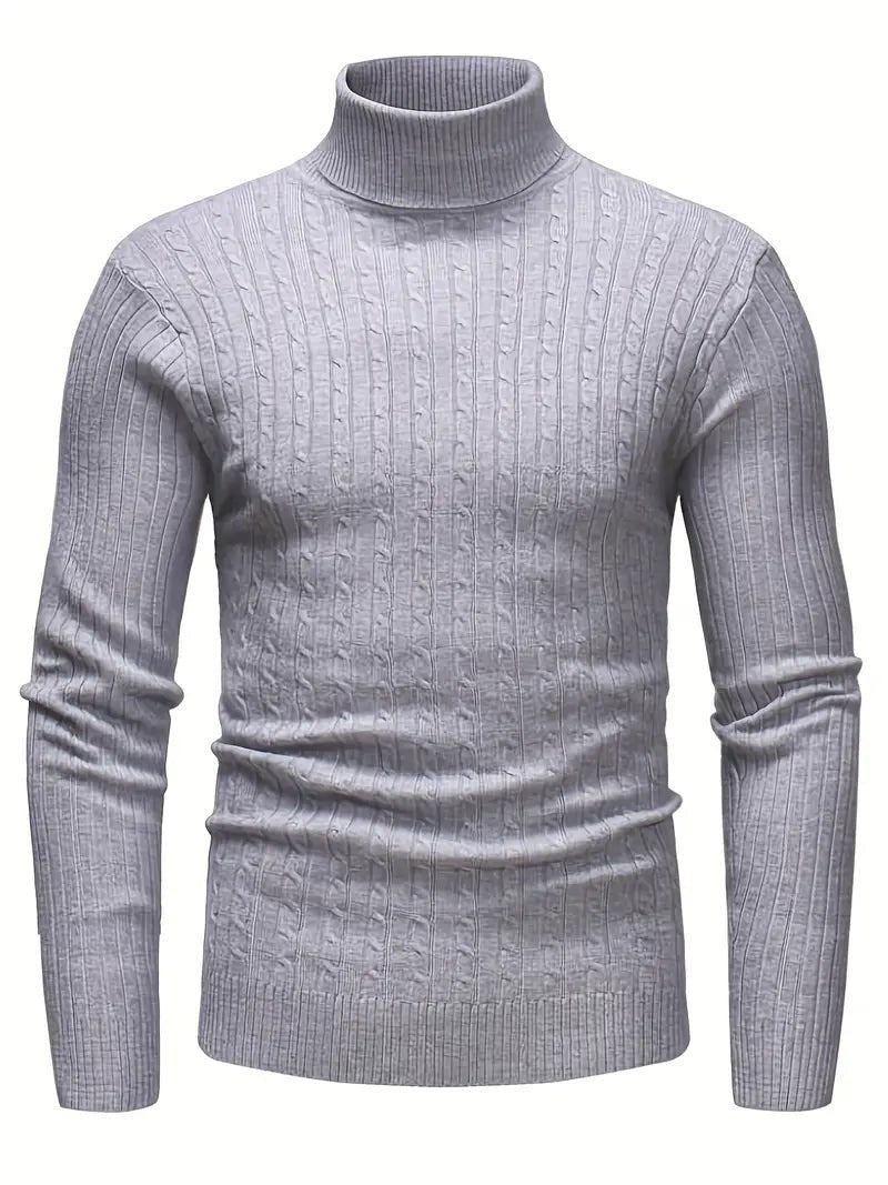 Elias Knit Sweater in Grey