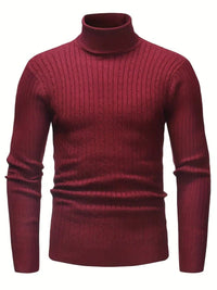 Elias Knit Sweater in Red