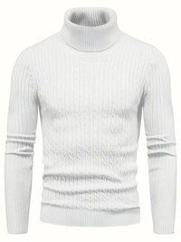 Elias Knit Sweater in White