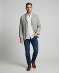 Elias Linen Blazer with Chest Pocket