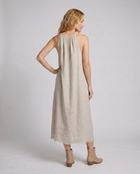 Elise Airy Linen Maxi Dress