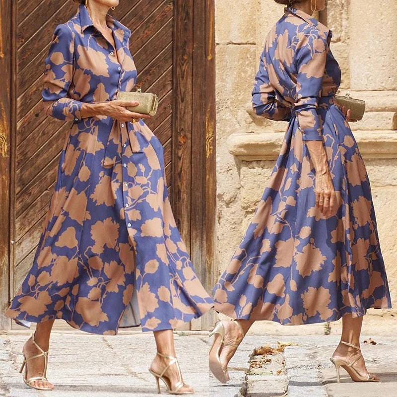 Élise Chic Long Sleeve Dress