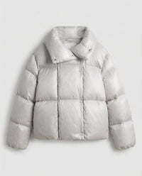 Elise Coat with Hood in Grey
