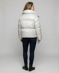 Elise Coat with Hood in Grey