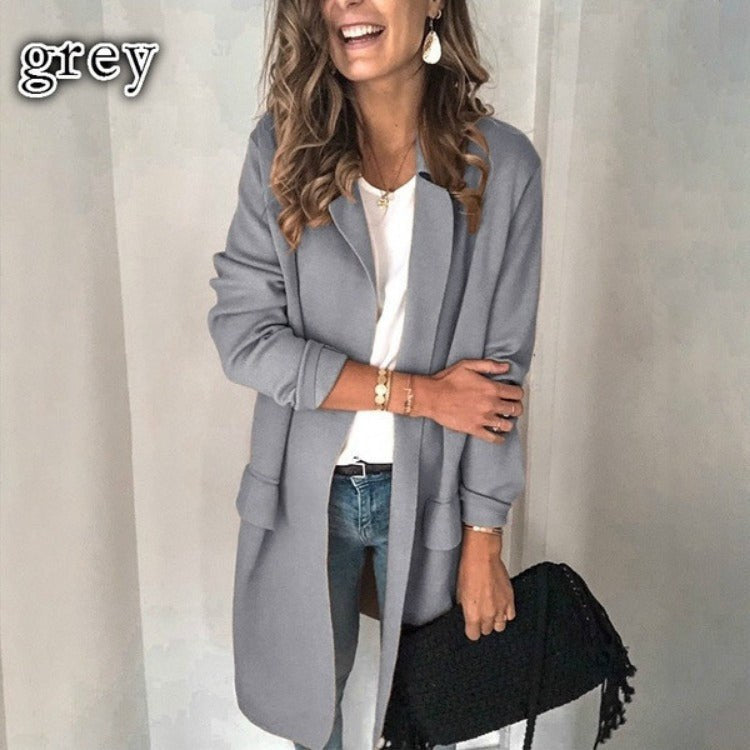 Elise Elegant Jacket with Pockets