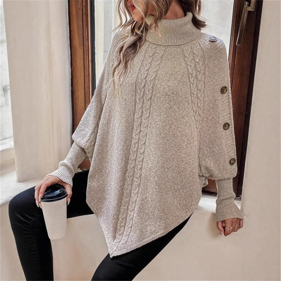 Elise Elegant Knit Sweater in Black