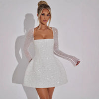 Elise Lace Mini Dress