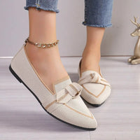 Elise Slip on Flats in Beige
