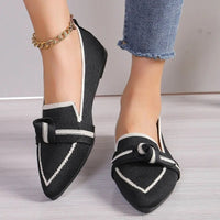 Elise Slip on Flats in Charcoal