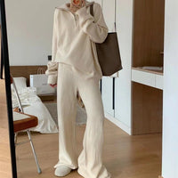 Elise Top with Zip Front in Beige