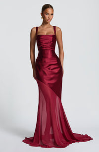 Gloria Gown – Burgundy