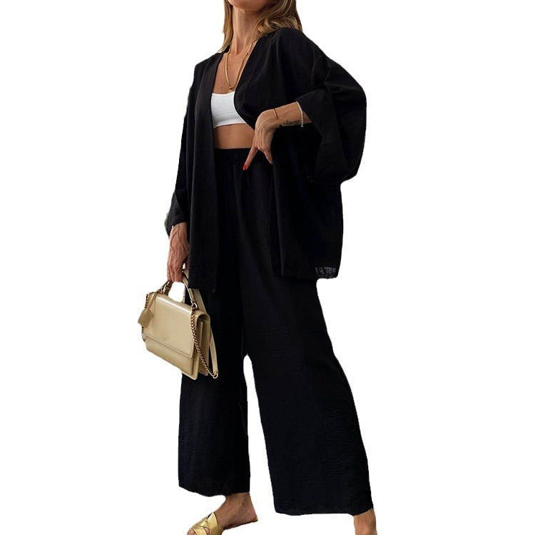 Ella Casual Trousers in Apricot