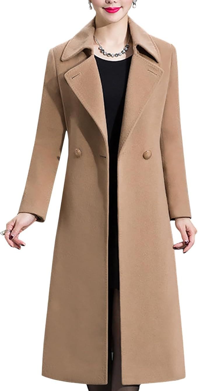 Ella Elegant Coat in Beige