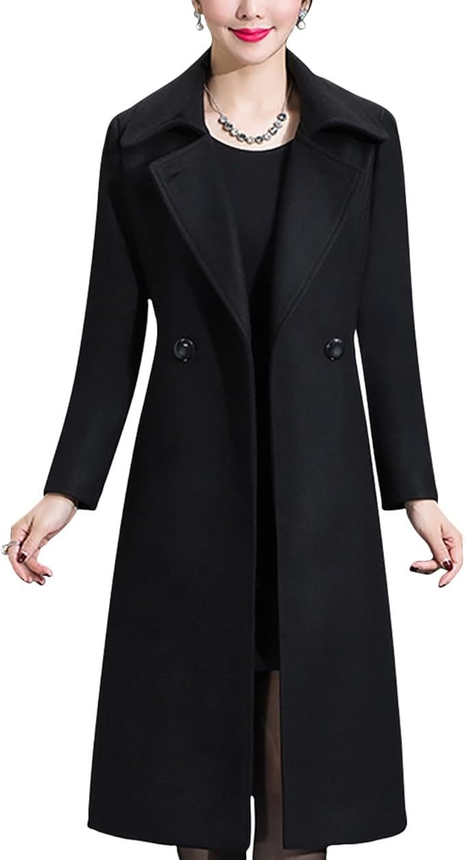 Ella Elegant Coat in Black