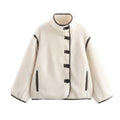 Ella Jacket with Stand Collar and Pockets