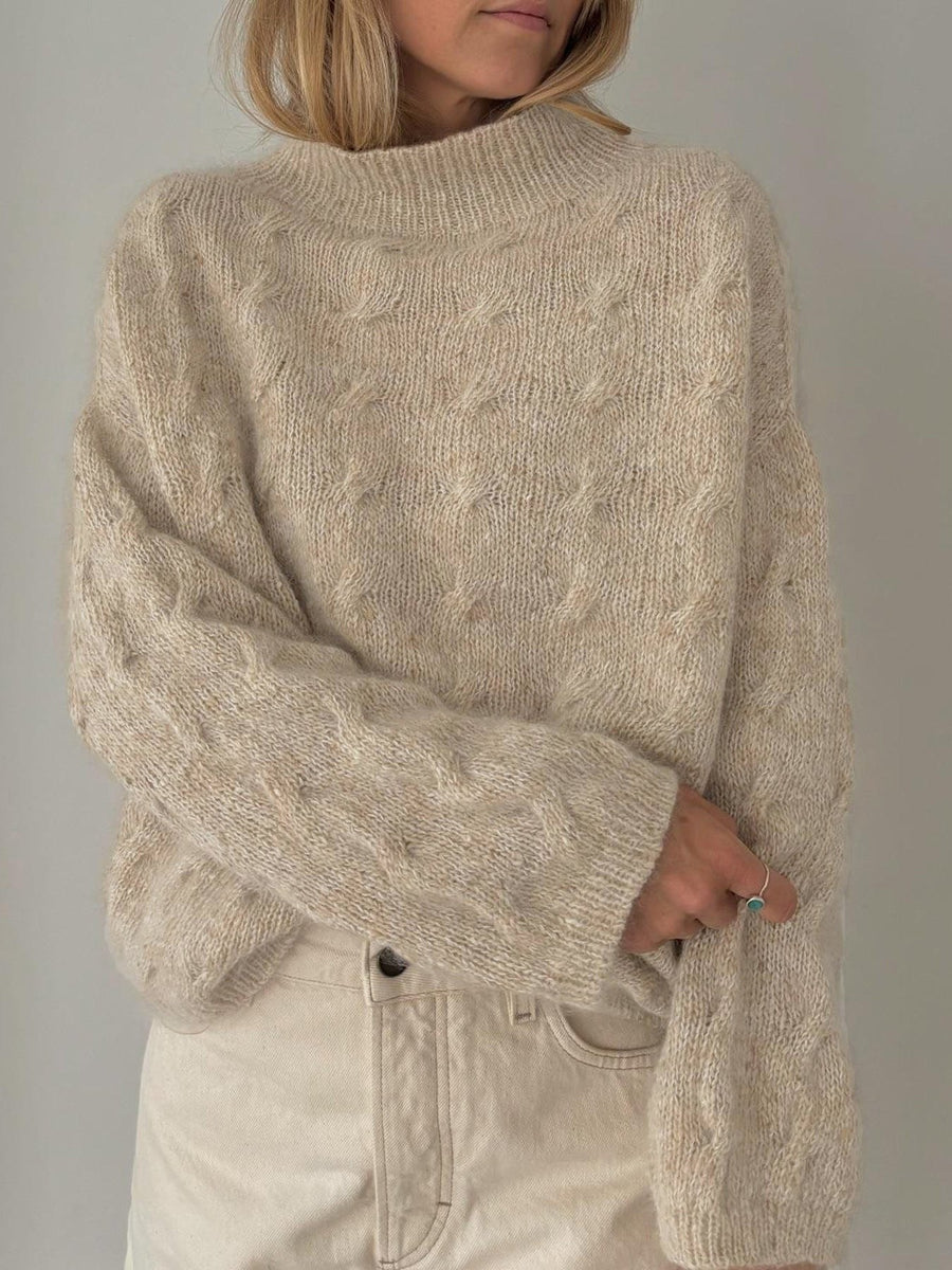 Ella Knit Sweater in Apricot