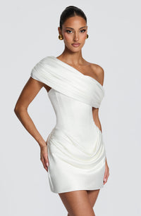 Ilse Mini Dress – Ivory