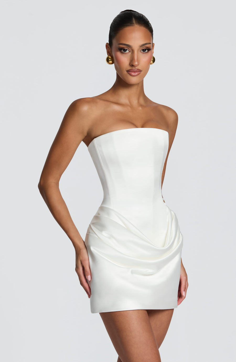 Ilse Mini Dress – Ivory