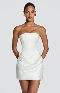 Ilse Mini Dress – Ivory