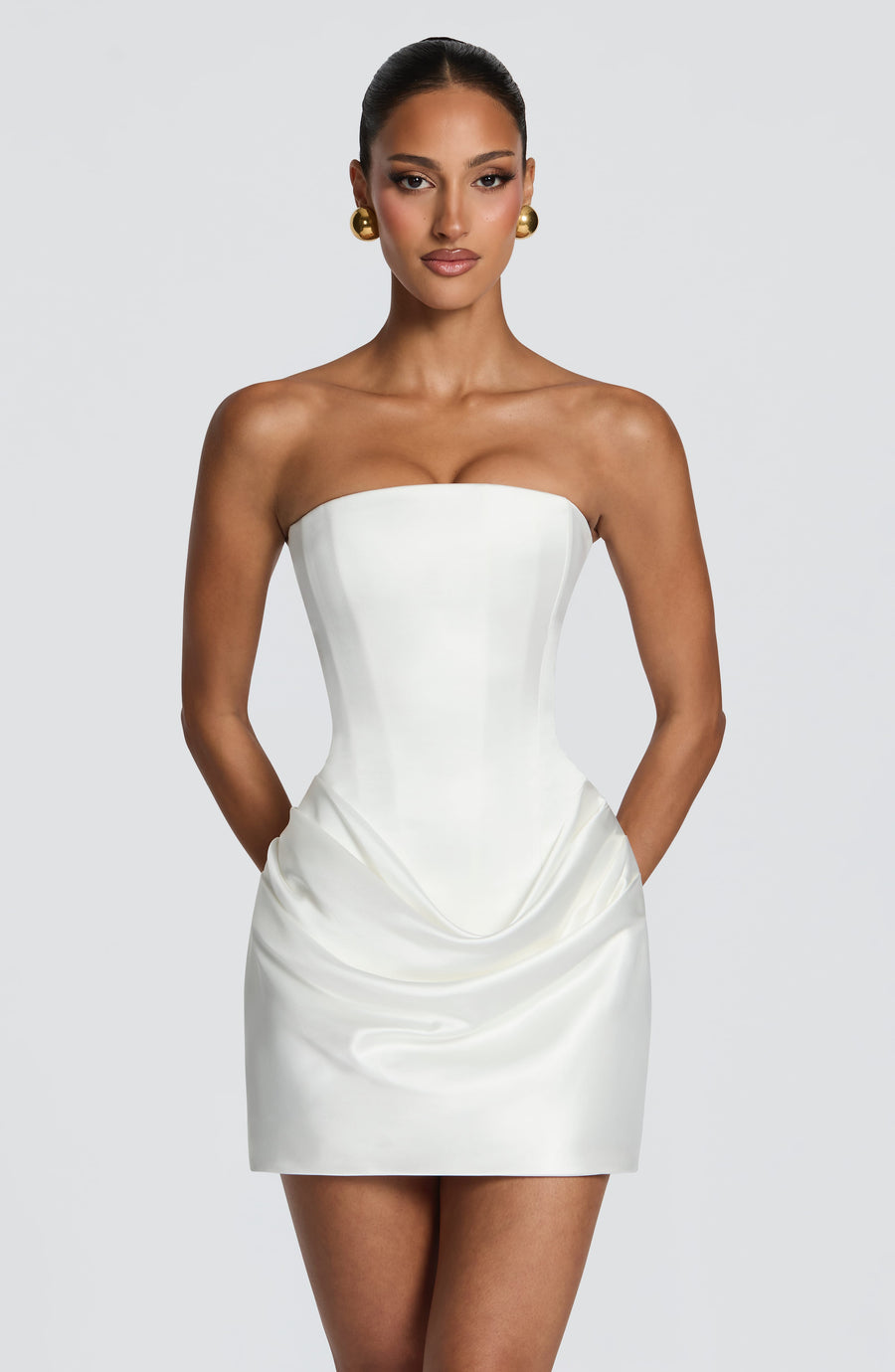 Ilse Mini Dress – Ivory