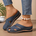 Ella™ Stylish Round Toe Platform Wedge Sandals