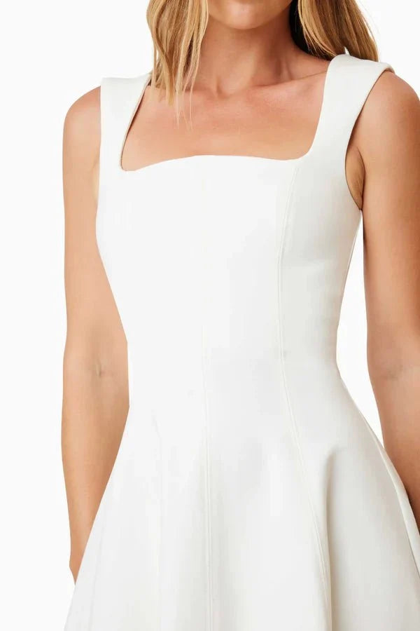 Elliatt Sonnet Day Dress in Ivory