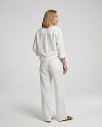 Elodie Airy Linen Shirt in White