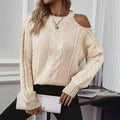 Elodie Elegant Knit Sweater with Puff Sleeve