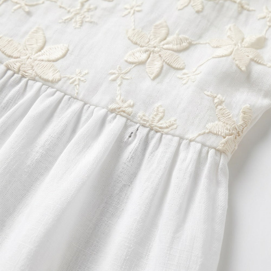 Elodie Women's Floral Embroidered Relaxed Blouse