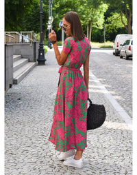 Elody™ Elegant Tummy Covering Dress in Light purple