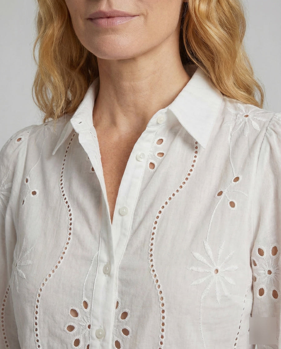 Eloise Blouse with Embroidery