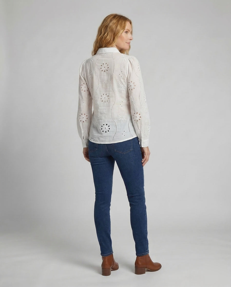 Eloise Blouse with Embroidery