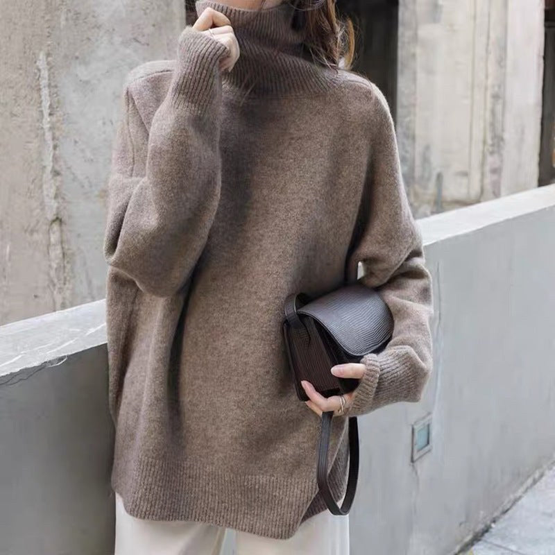Eloise Comfortable Sweater in Coffee