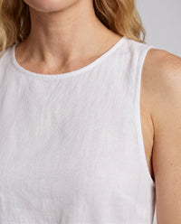 Eloise Elegant Linen Maxi Dress
