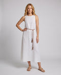 Eloise Elegant Linen Maxi Dress
