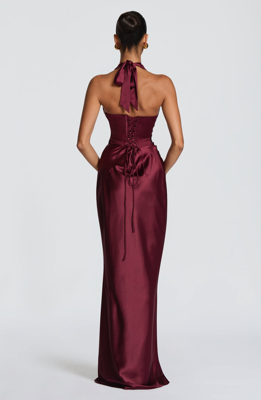 Rae Maxi Dress – Cherry Lacquer