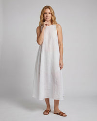 Elsie Airy Linen Maxi Dress