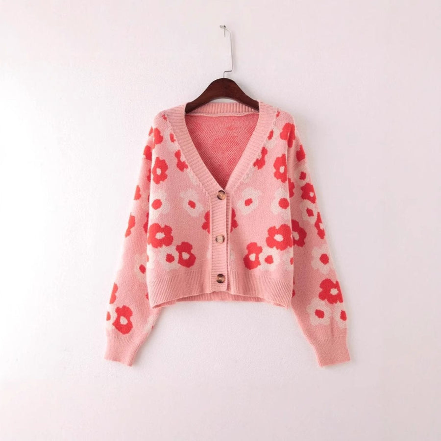 Elsie Cardigan in Orange