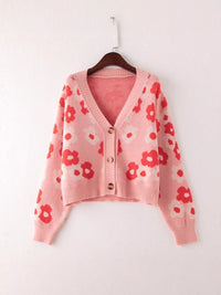 Elsie Cardigan in Pink