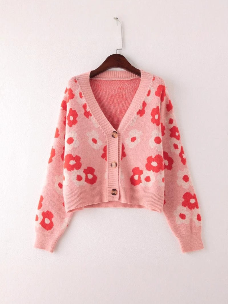 Elsie Cardigan in Pink